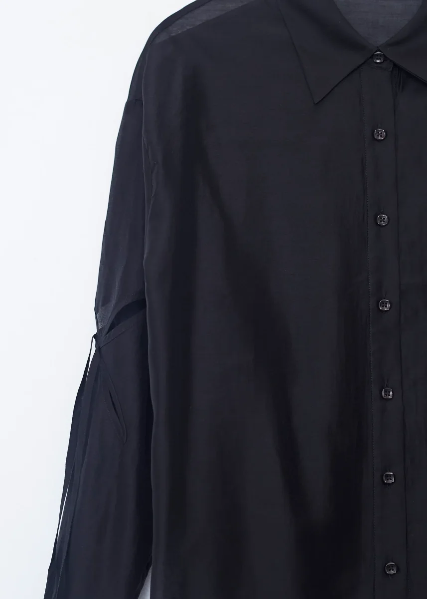 Camisa organza aberturas - Imagen 5