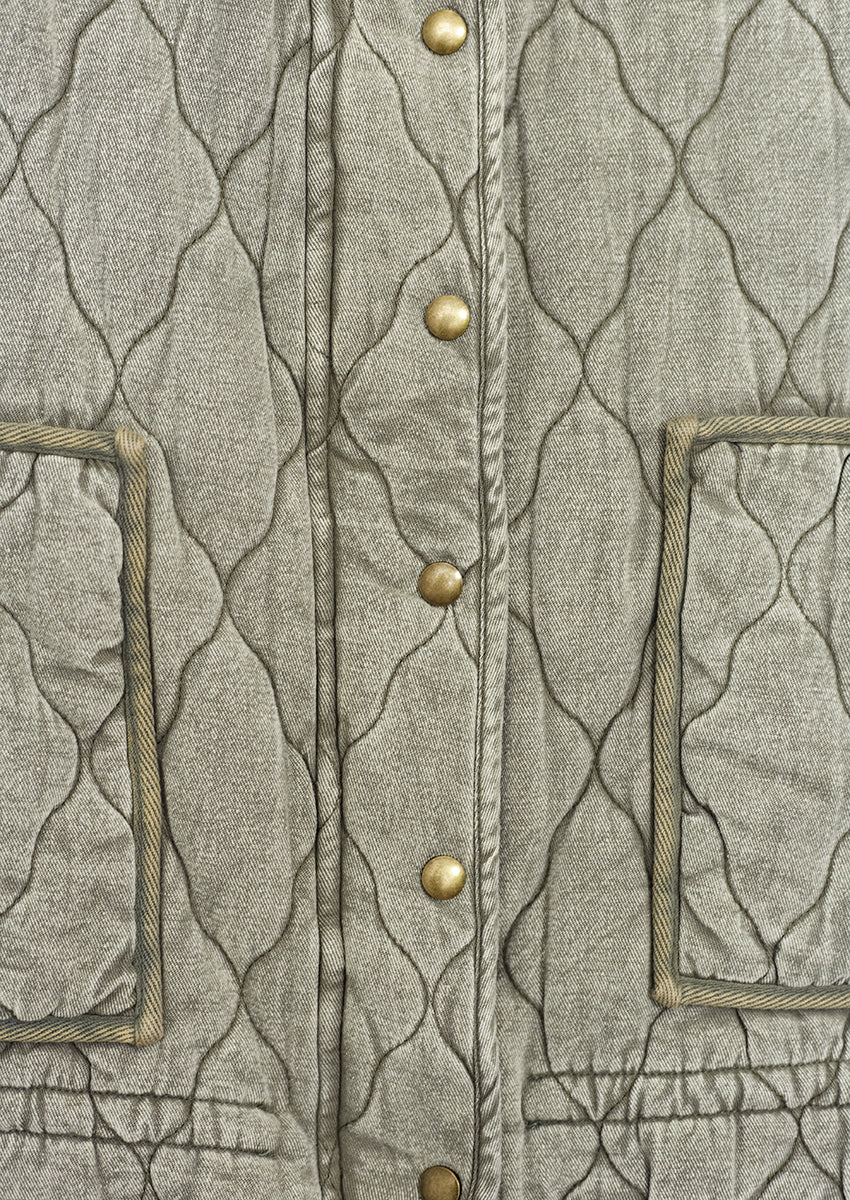 Chaleco denim acolchado - Imagen 7