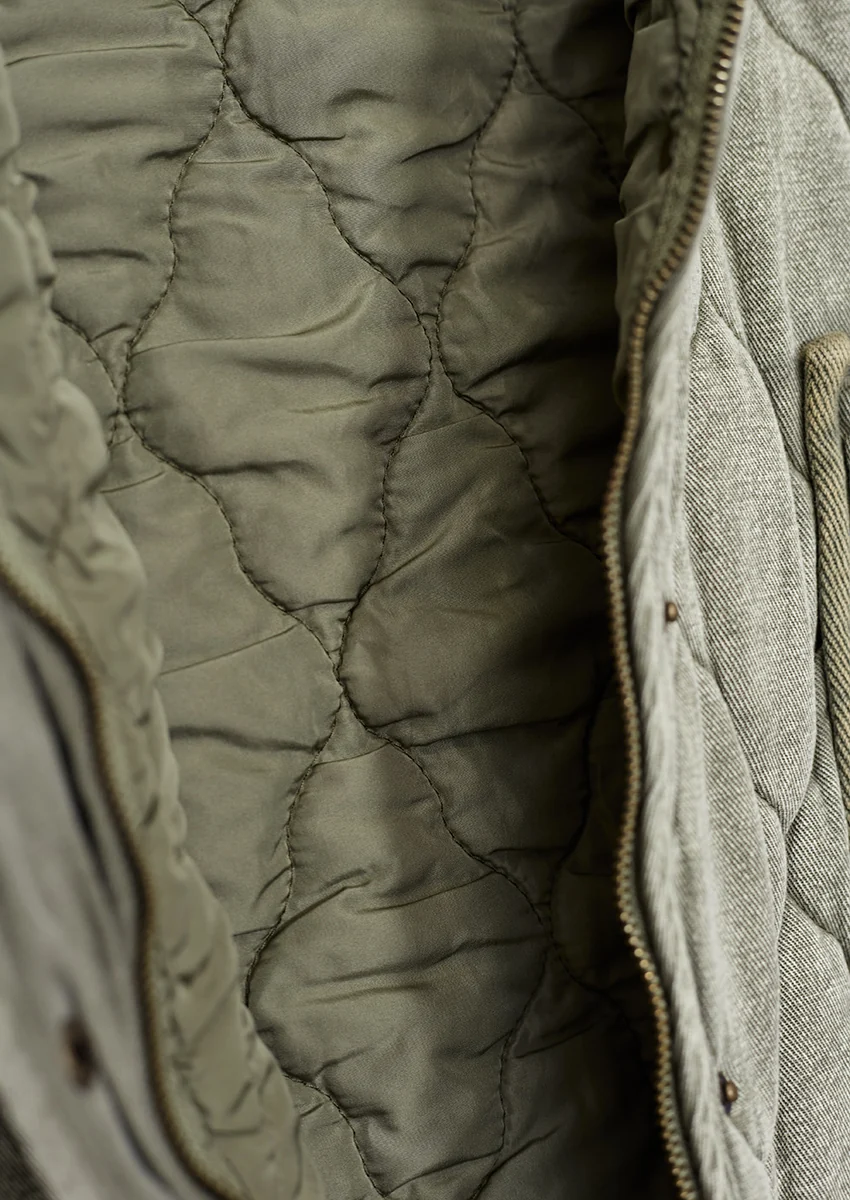 Chaleco denim acolchado - Imagen 8