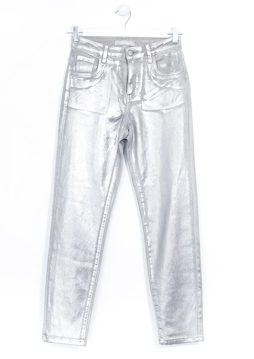 Jeans skinny metalizados - Imagen 8