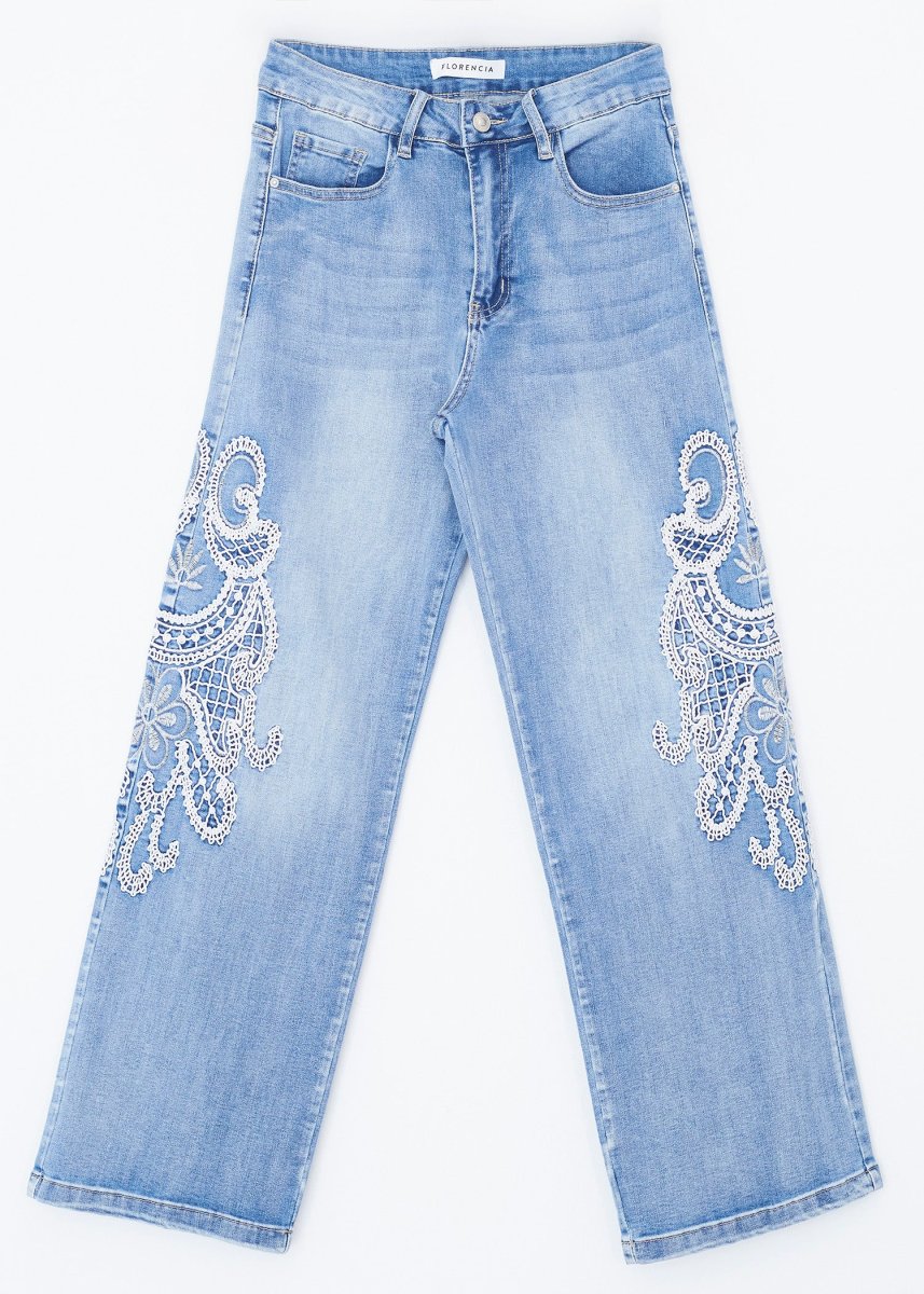 Jeans bordados - Imagen 4