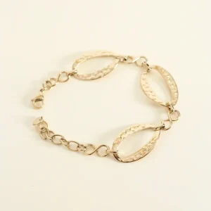 Pulsera combinada óvalos y ochos