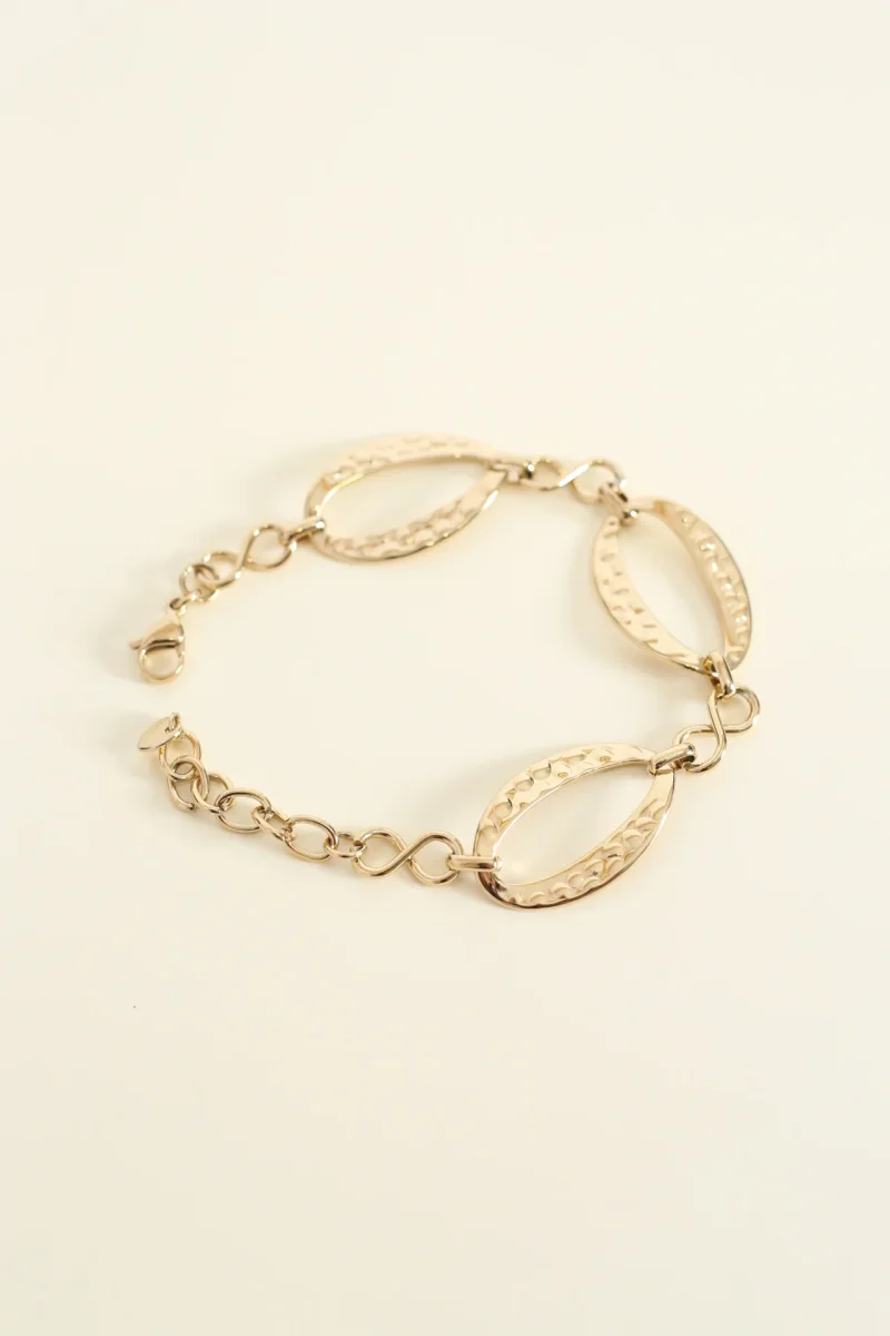 Pulsera combinada óvalos y ochos - Imagen 2
