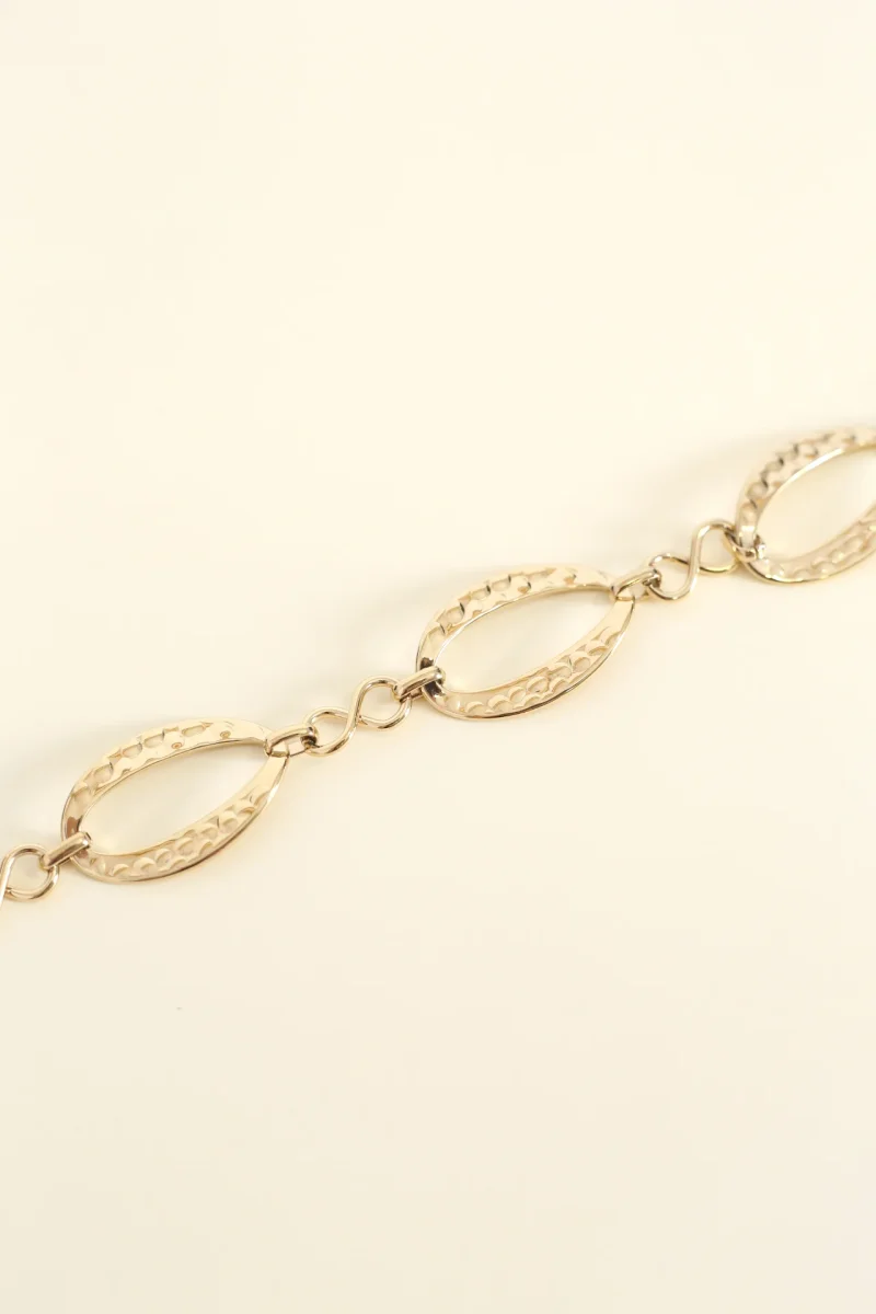 Pulsera combinada óvalos y ochos - Imagen 3