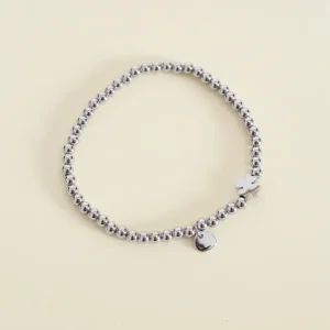 Pulsera bolitas trébol
