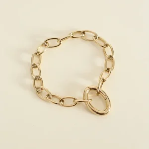 Pulsera cadena combinada