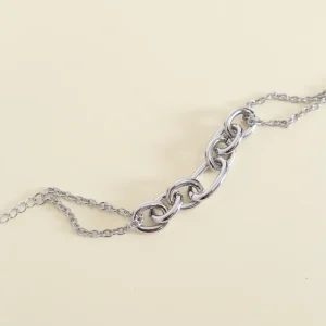 Pulsera combinada eslabones