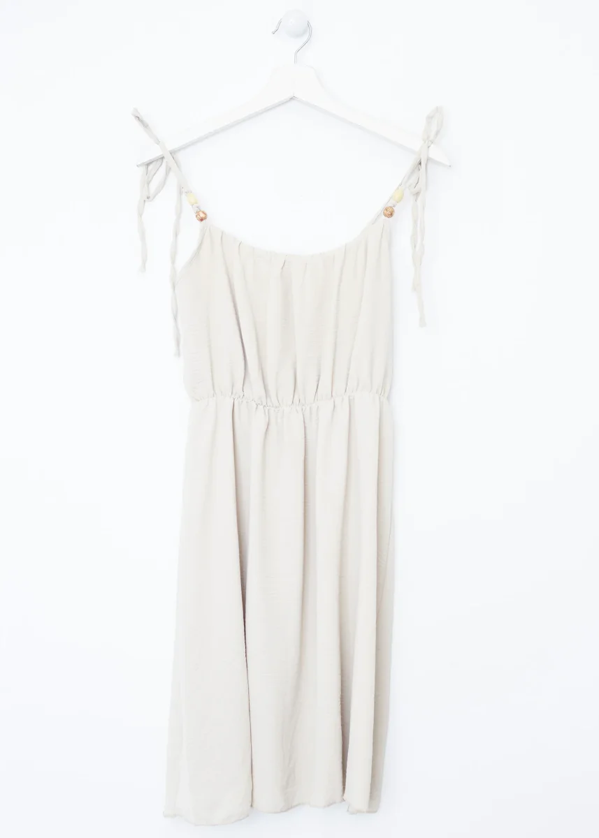 Vestido corto abalorios - Imagen 6