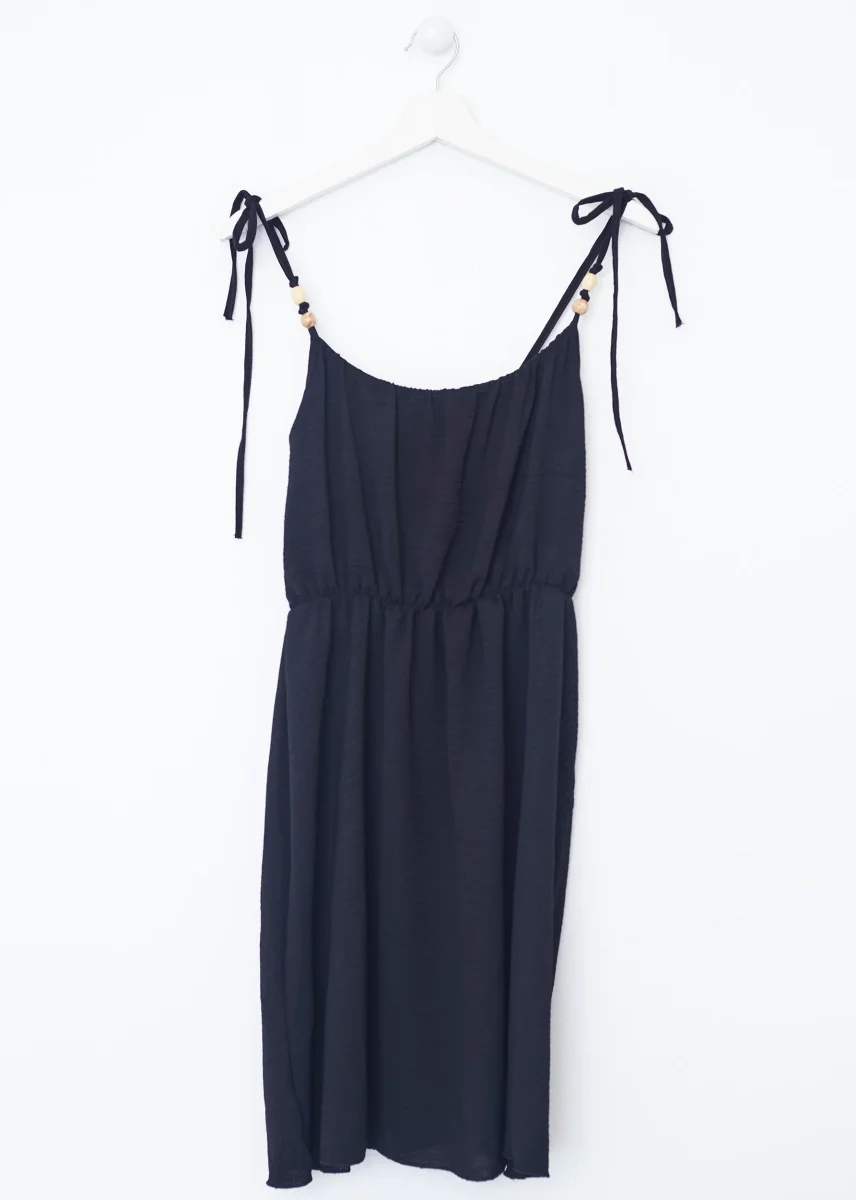 Vestido corto abalorios - Imagen 8