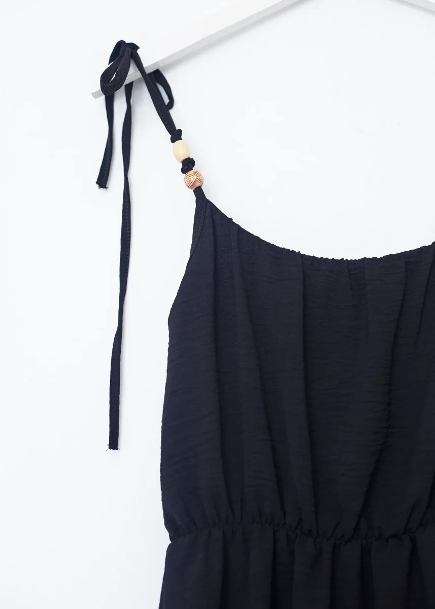 Vestido corto abalorios - Imagen 9