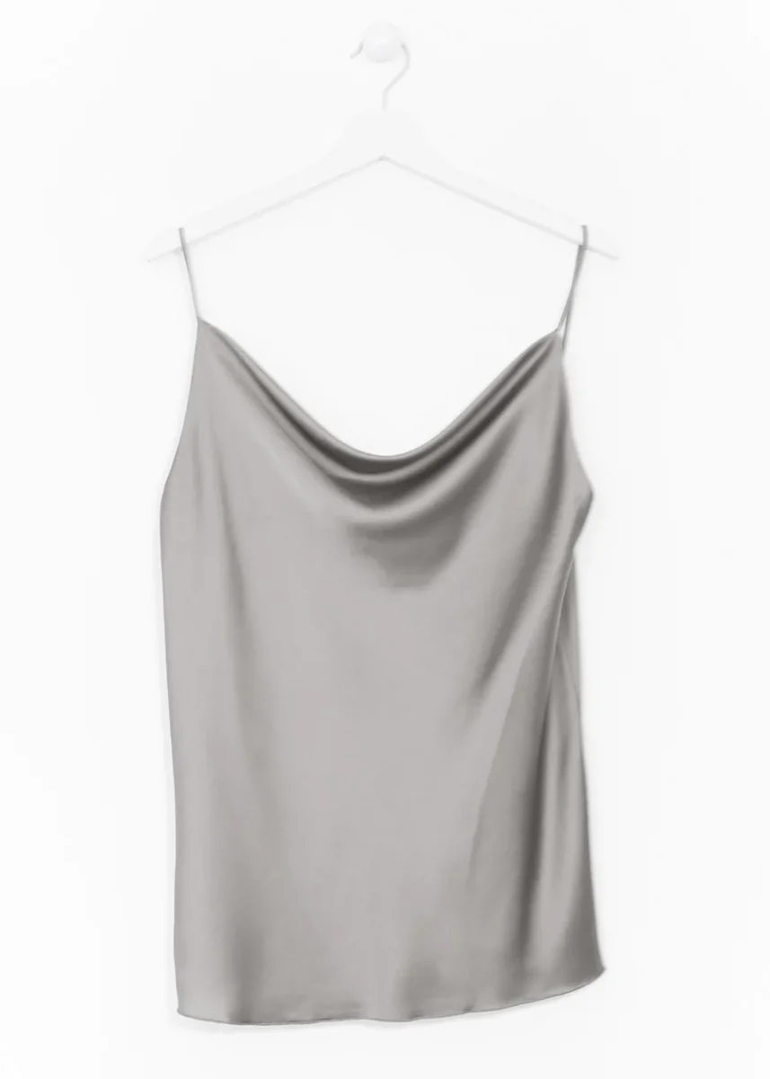 Top satinado tirantes - Imagen 4