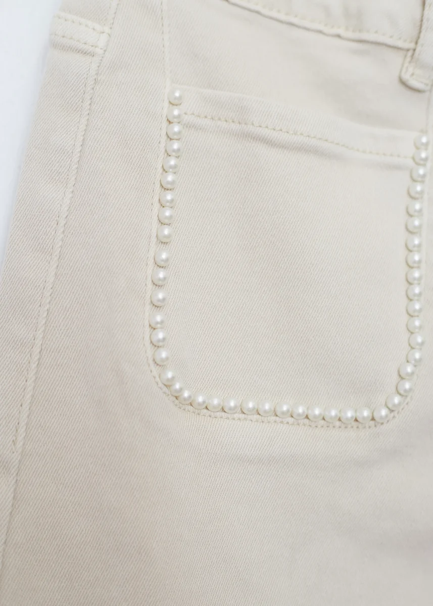 Jeans wide leg perlas - Imagen 5