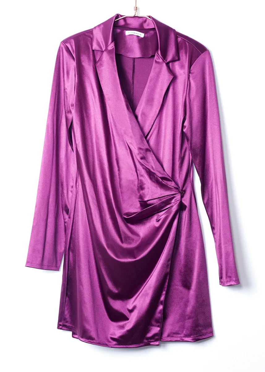 Vestido satinado - Imagen 6