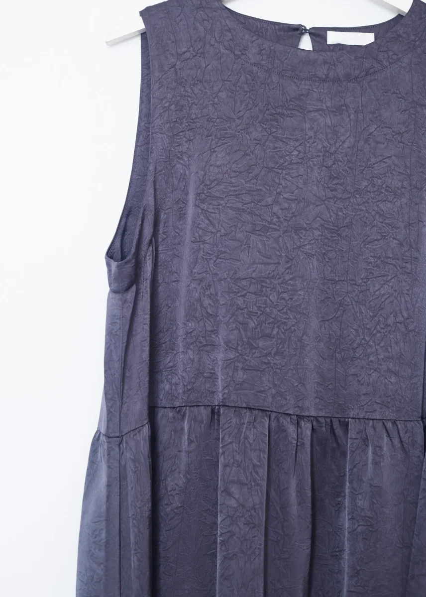 Vestido largo raso - Imagen 5