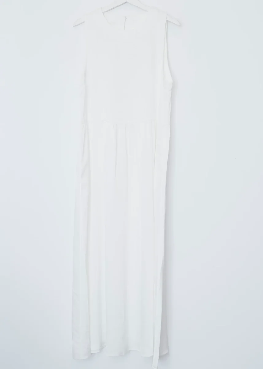 Vestido largo raso - Imagen 9
