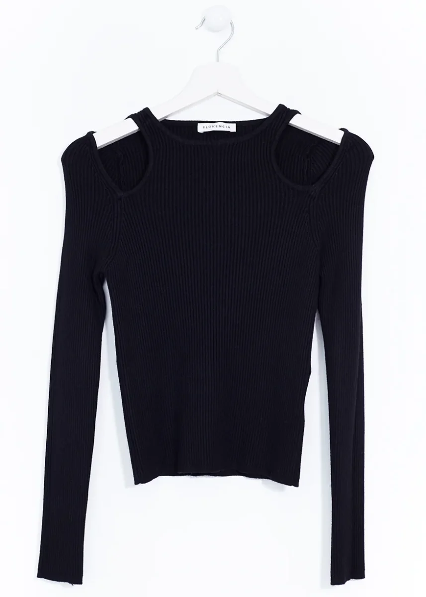 Jersey de punto cut out - Imagen 4