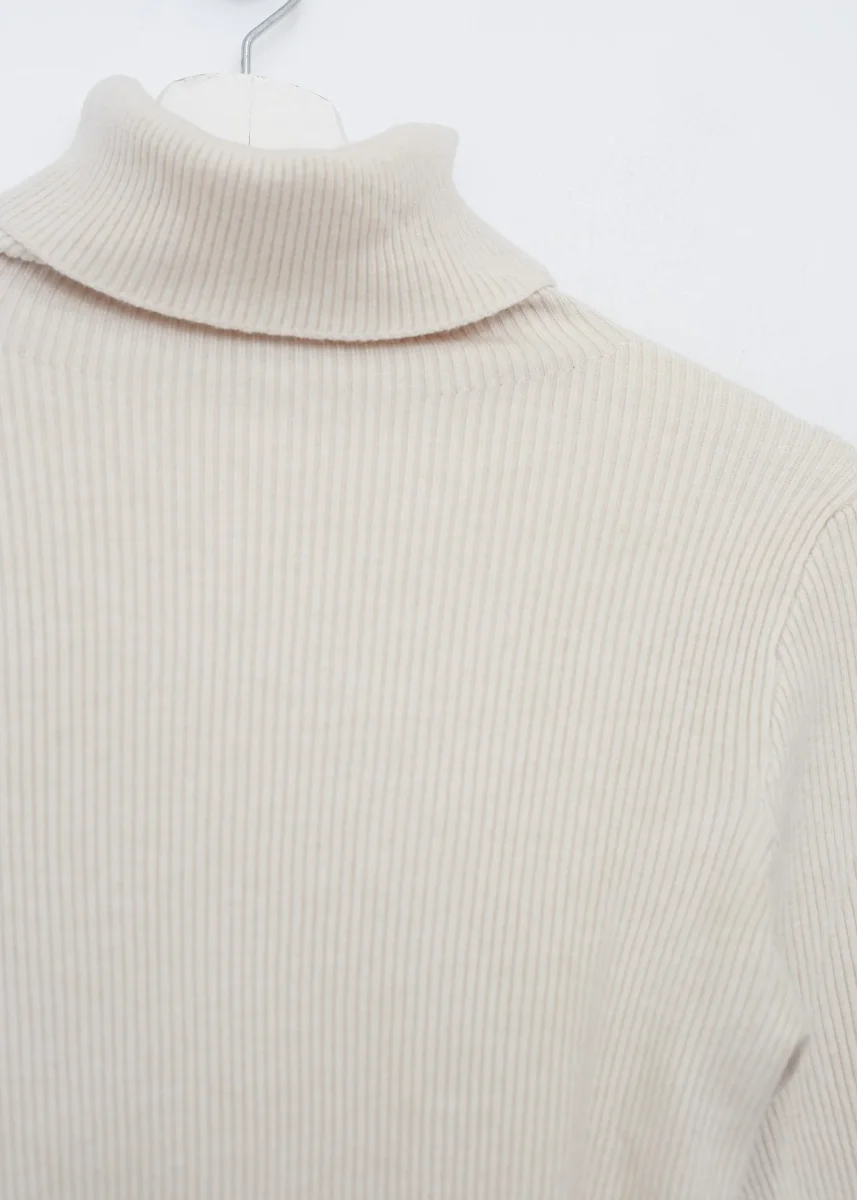 Jersey canalé cuello alto - Imagen 7