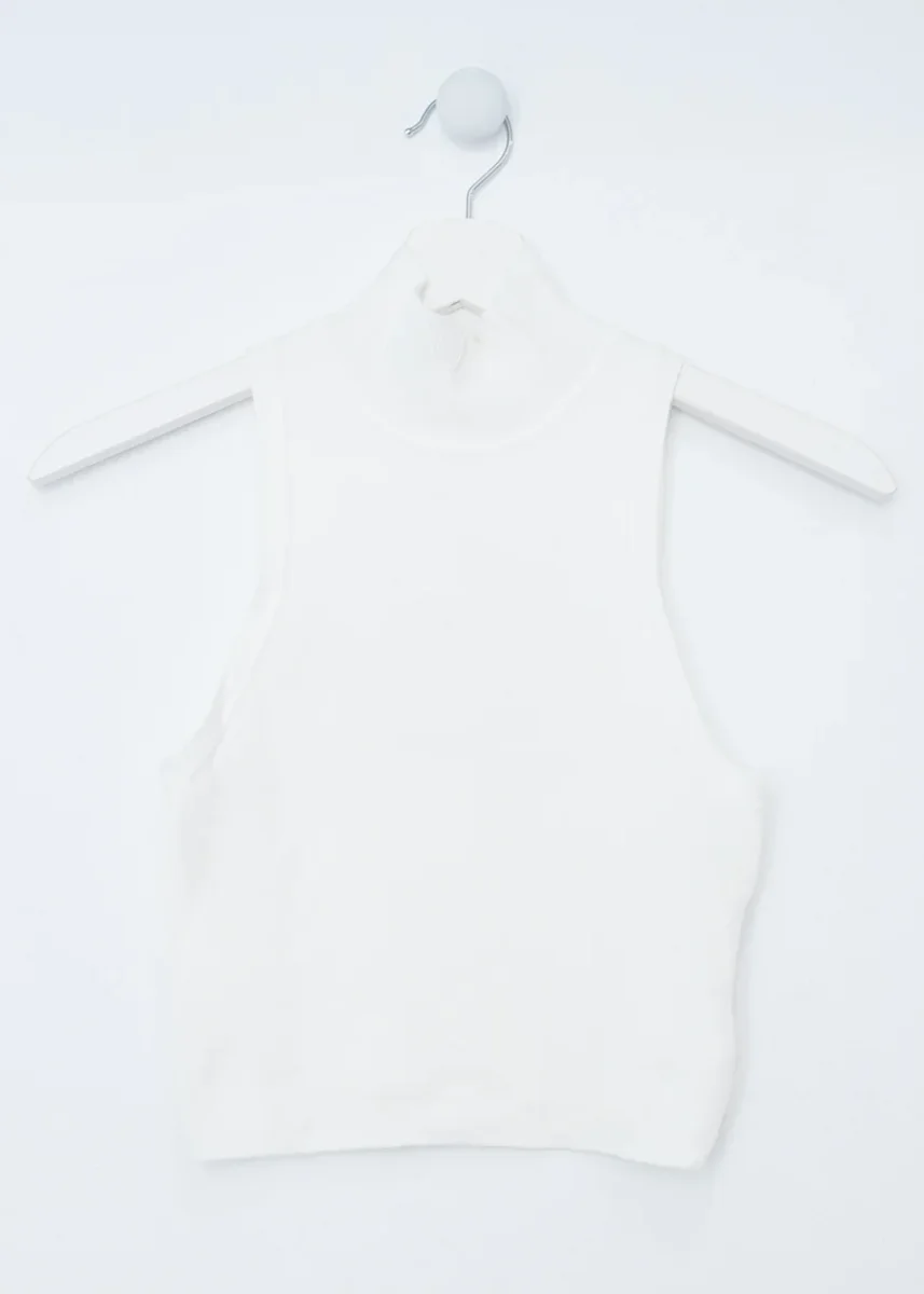 Crop top cuello perkins - Imagen 7