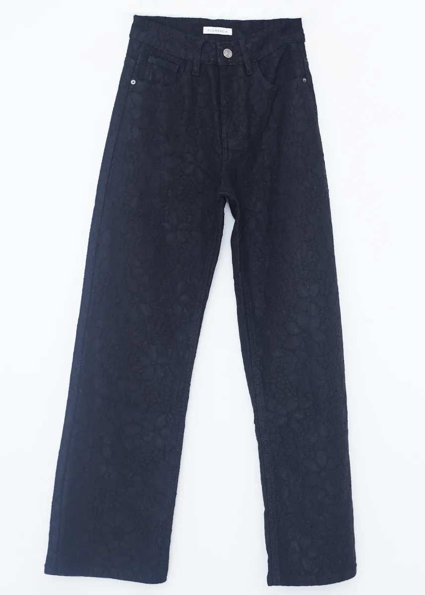Jeans straight brocados - Imagen 9