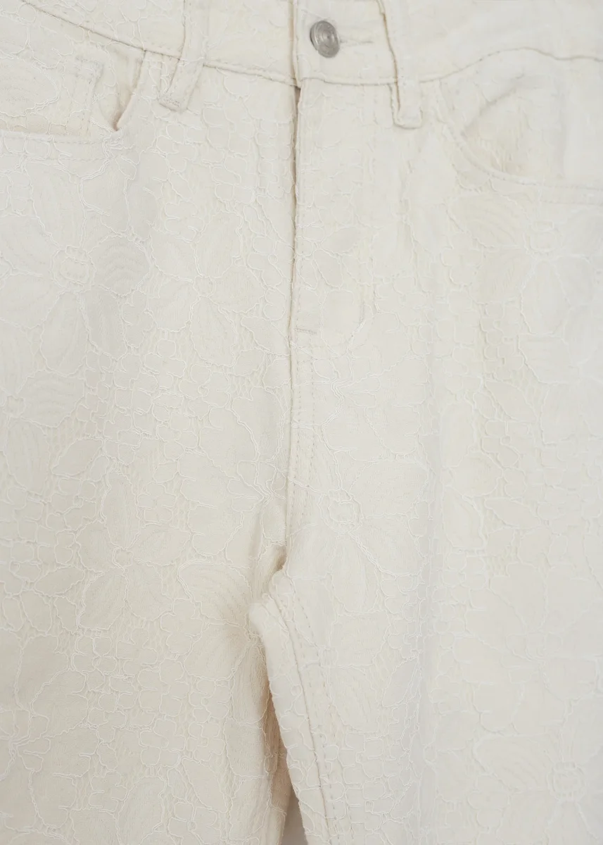 Jeans straight brocados - Imagen 8