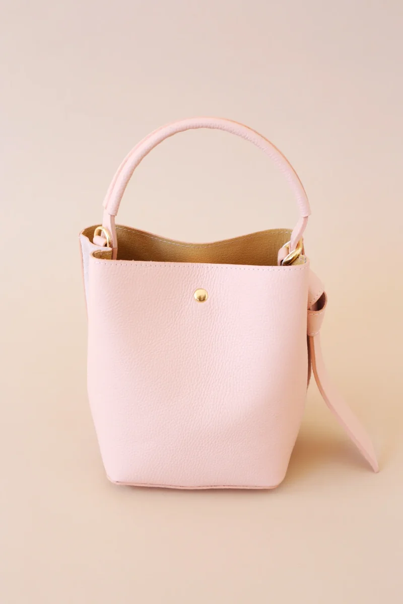 Bolso bucket piel