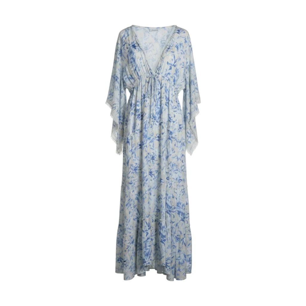 Vestido estampado largo - Imagen 3