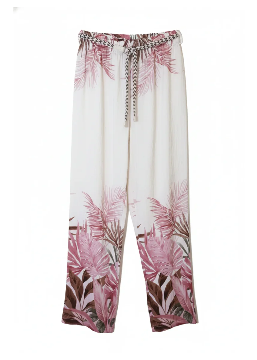 Pantalones estampados palazzo - Imagen 4
