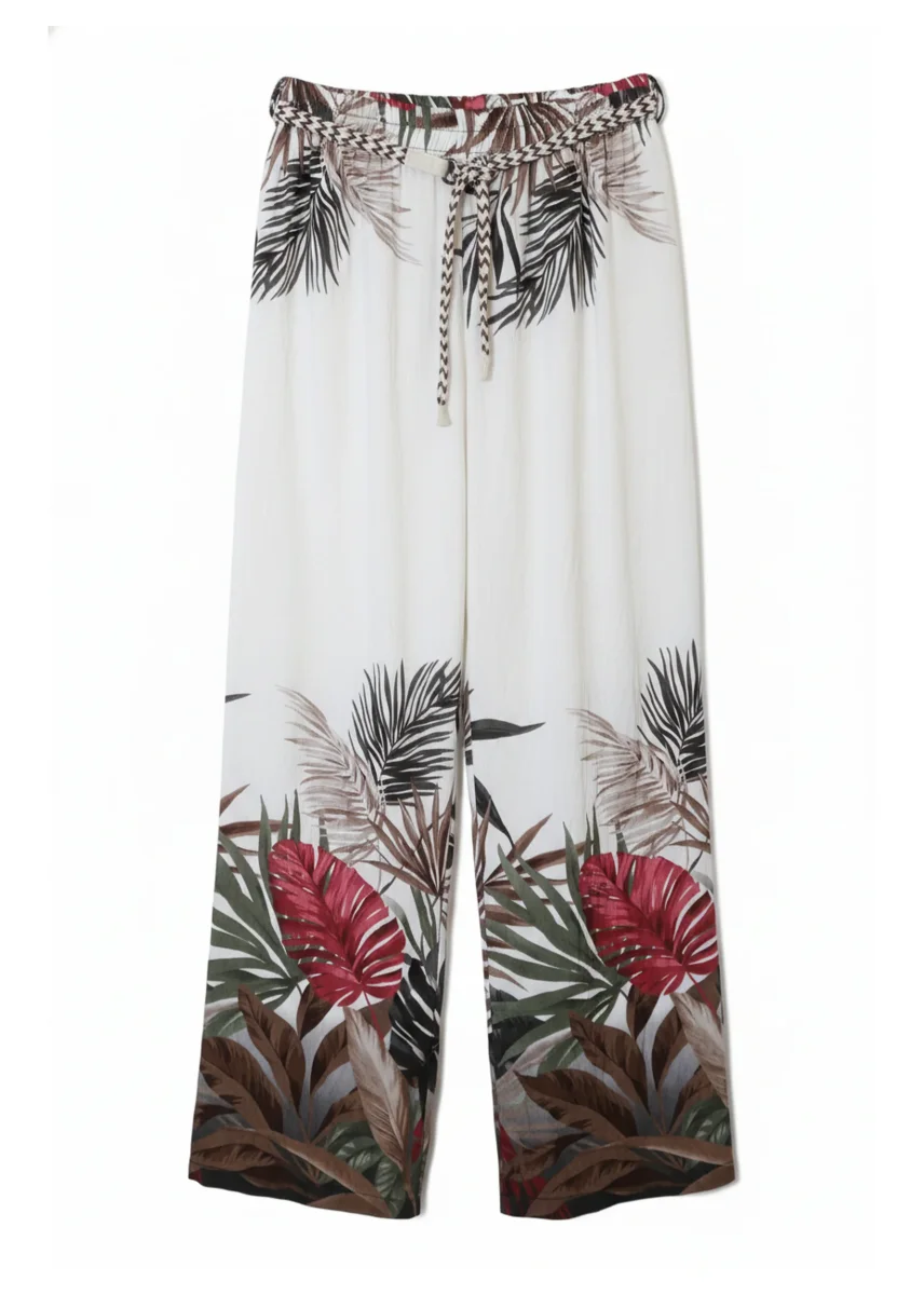Pantalones estampados palazzo - Imagen 3