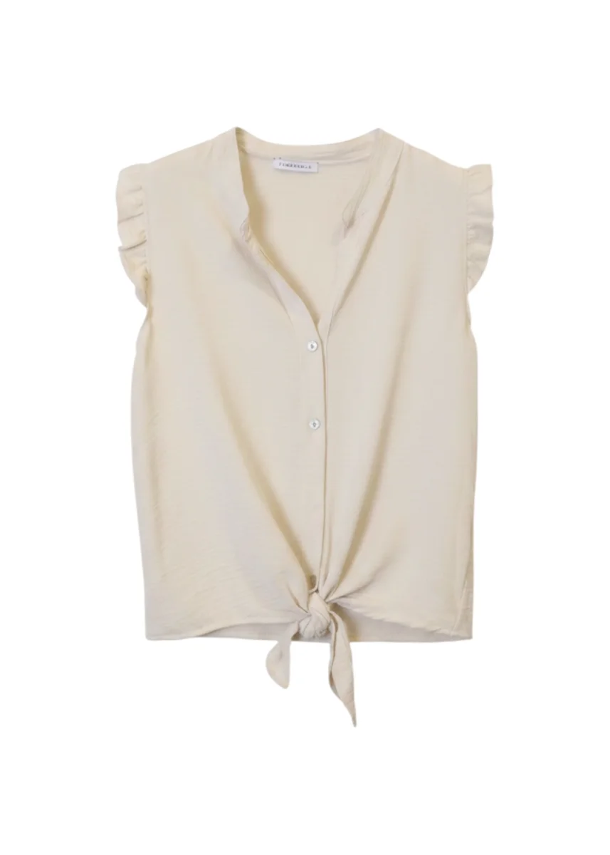 Blusa volante fluida - Imagen 8