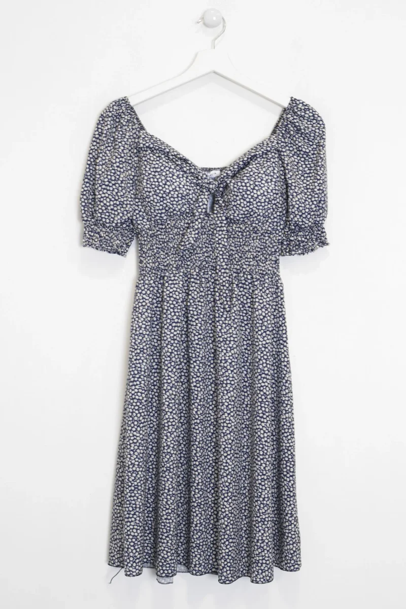Vestido corto floral - Imagen 4