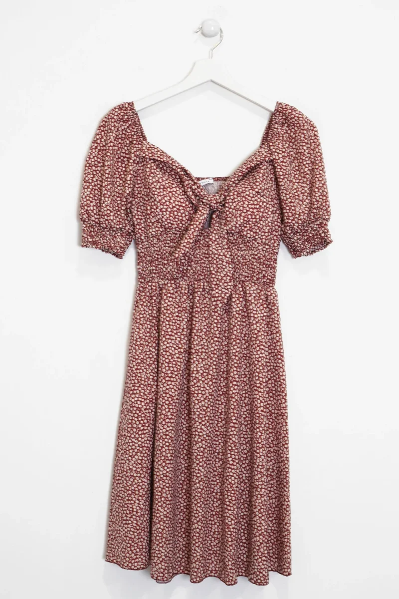 Vestido corto floral - Imagen 5