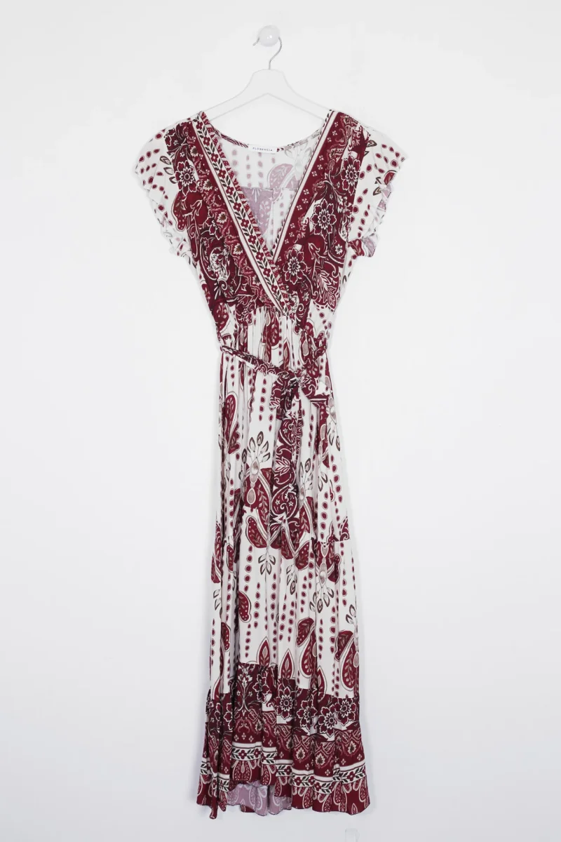 Vestido cruzado estampado - Imagen 6