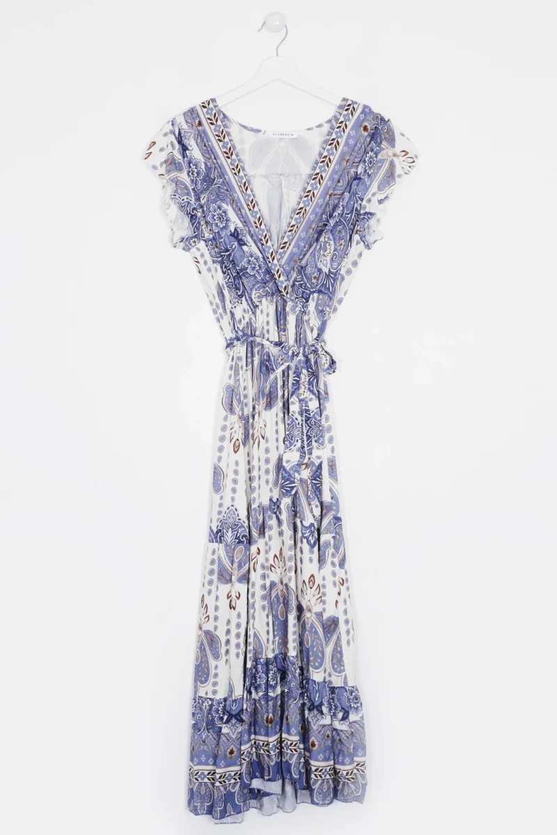 Vestido cruzado estampado - Imagen 8