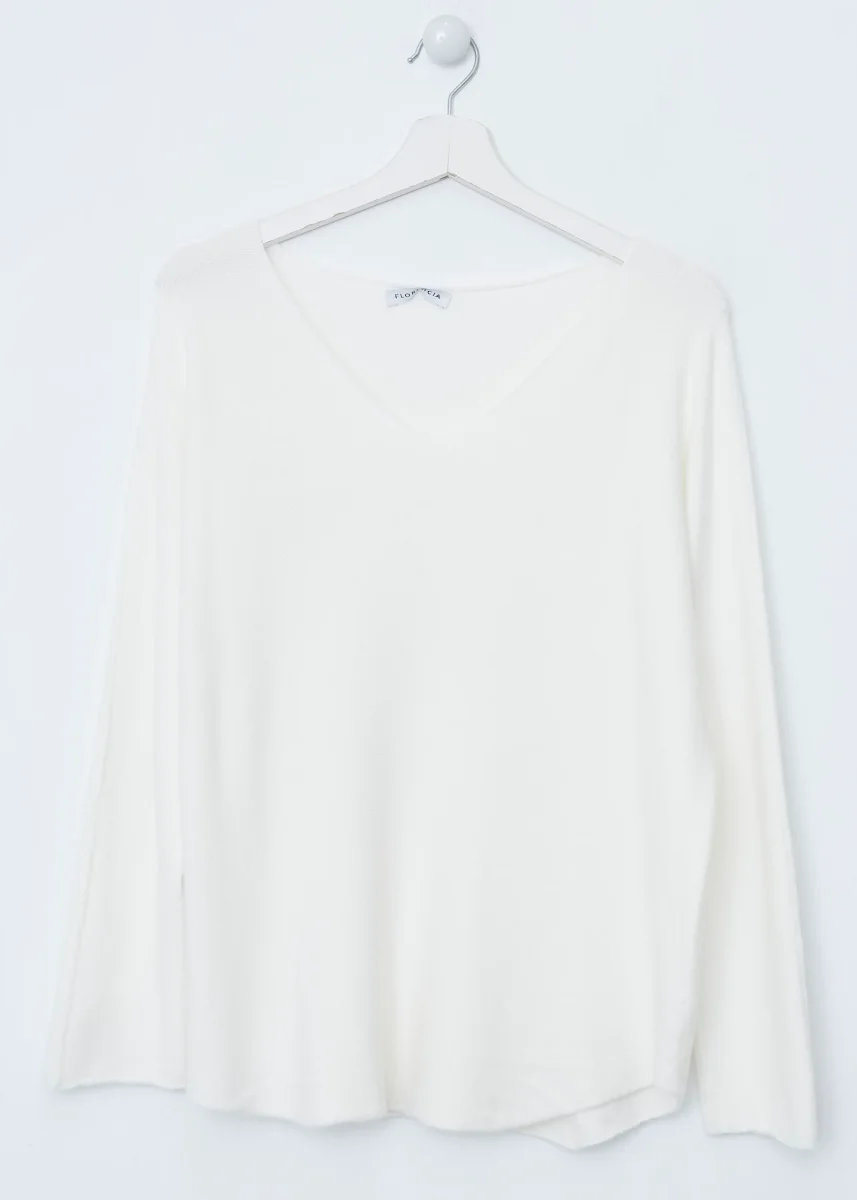 Jersey sin costuras cuello punta - Imagen 6