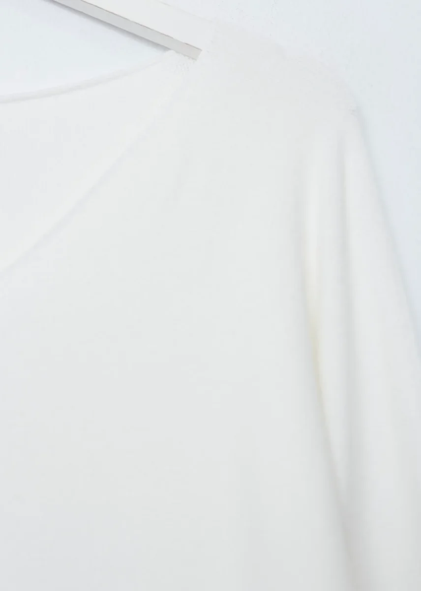 Jersey sin costuras cuello punta - Imagen 7