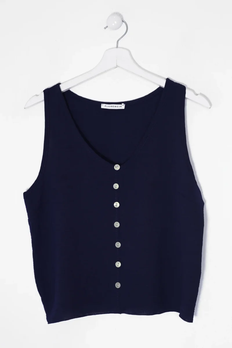 Top fluido botones - Imagen 4