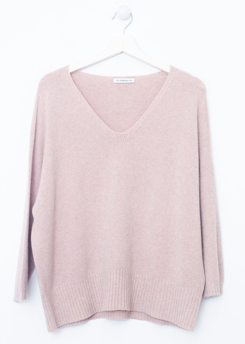 Jersey sin costuras cuello punta - Imagen 6