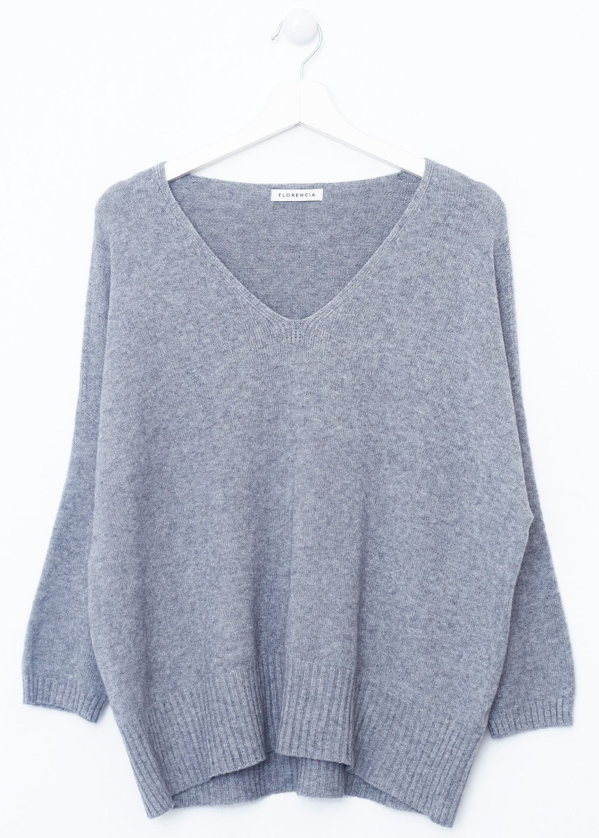 Jersey sin costuras cuello punta - Imagen 4