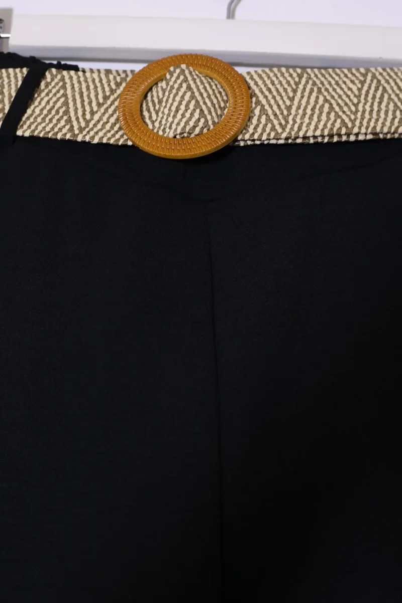 Pantalones fluidos cinturón - Imagen 9
