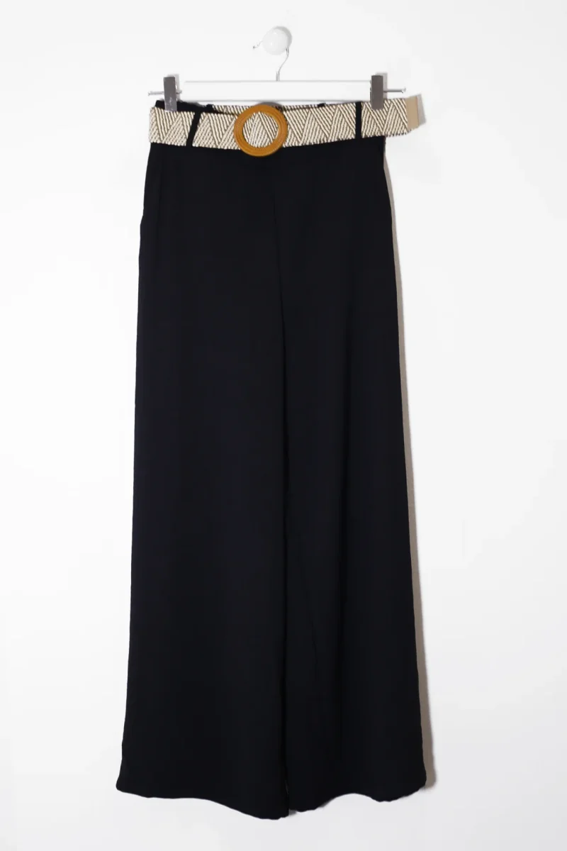 Pantalones fluidos cinturón - Imagen 8