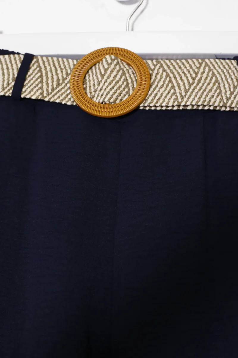 Pantalones fluidos cinturón - Imagen 7