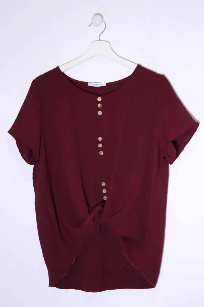 Blusa botones fluida - Imagen 4