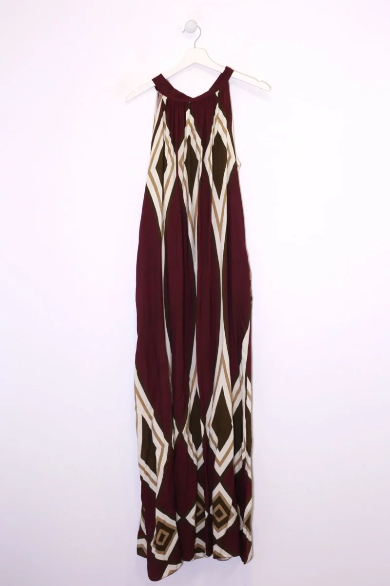 Vestido estampado halter - Imagen 5