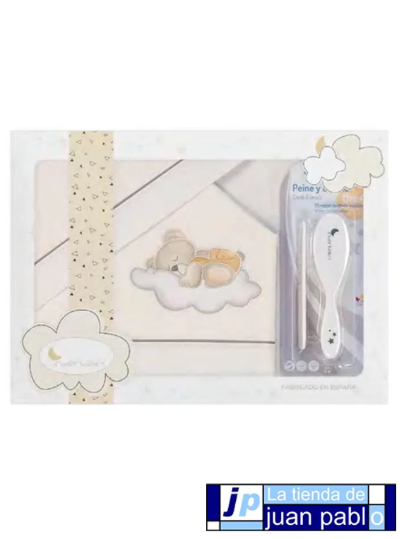 INTERBABY Tríptico Tela para Cuna + Peine y Cepillo - Imagen 4