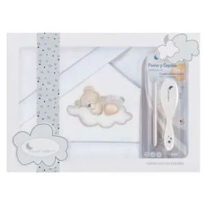 INTERBABY Tríptico Tela para Cuna + Peine y Cepillo