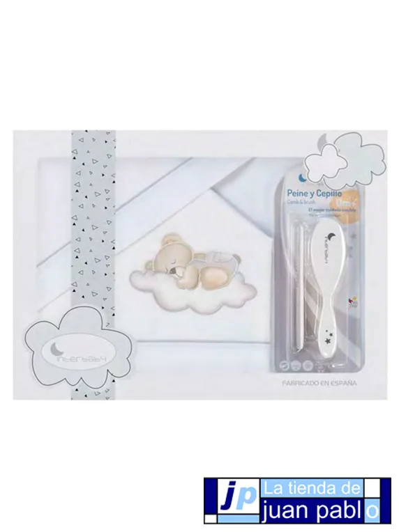 INTERBABY Tríptico Tela para Cuna + Peine y Cepillo - Imagen 2