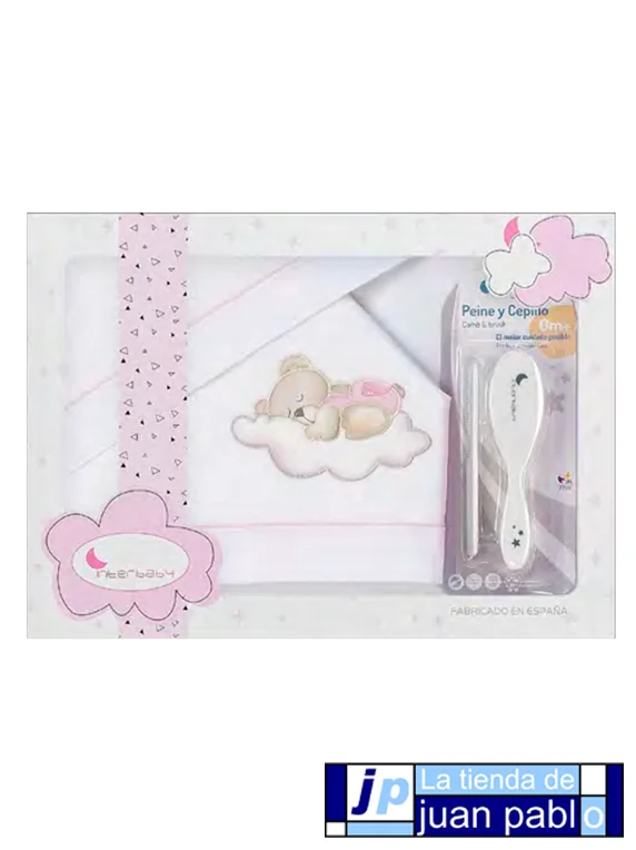 INTERBABY Tríptico Tela para Cuna + Peine y Cepillo - Imagen 3