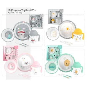 INTERBABY Set de Vajilla Infantil 5 piezas