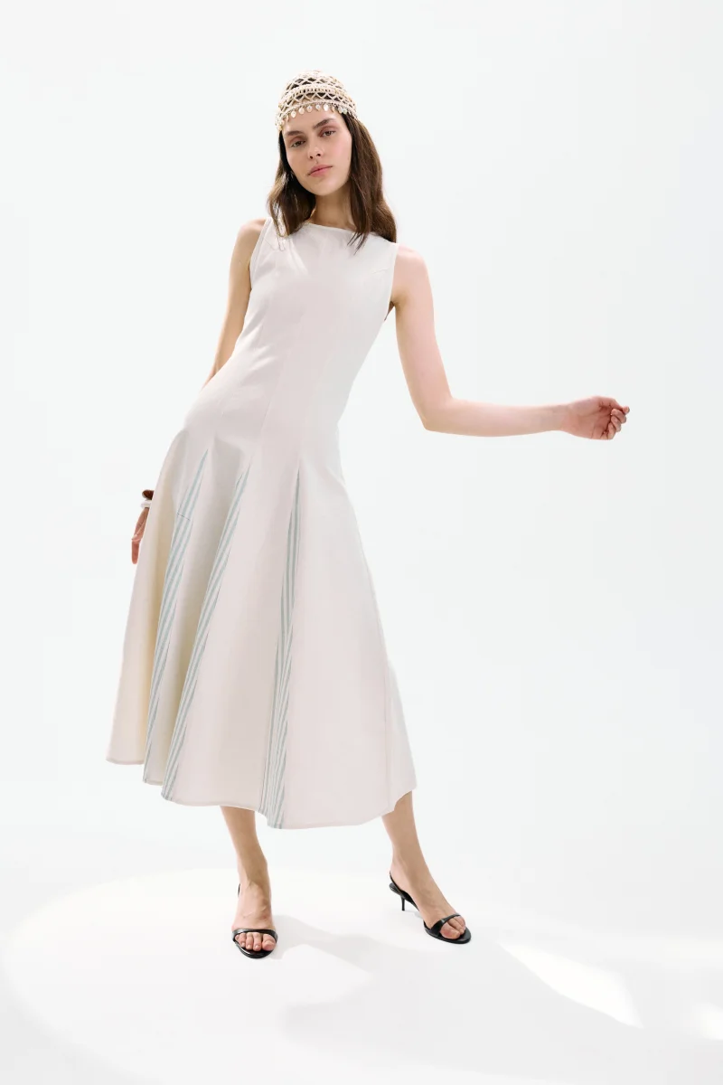 Vestido Cinqueterre Crudo - Imagen 7