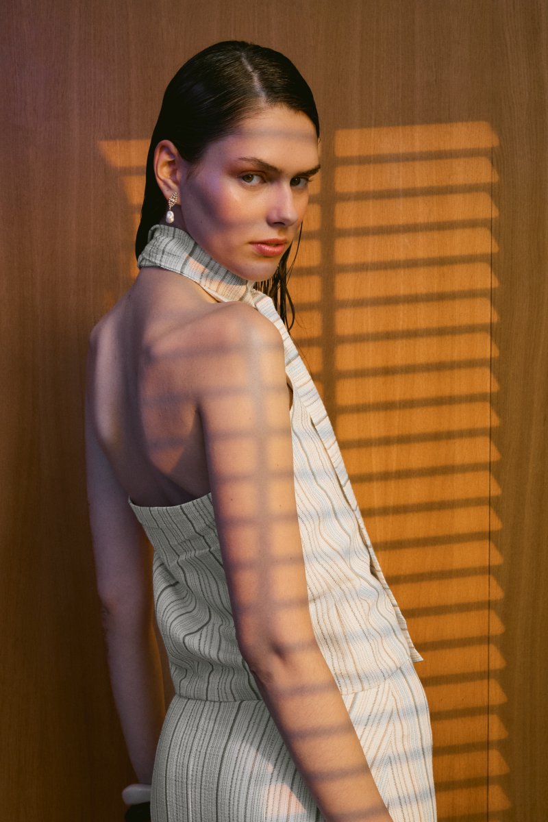 Top Armonia Crudo Rayas Beige - Imagen 8
